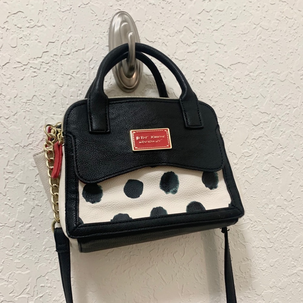 Betsy Johnson Polkadot Small Crossbody/Purse